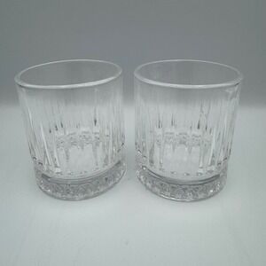 Grand Marnier Rocks Glasses, Barware Set‎ of 2, Etched Bottom Design